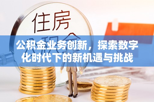 枋山公积金业务创新，探索数字化时代下的新机遇与挑战