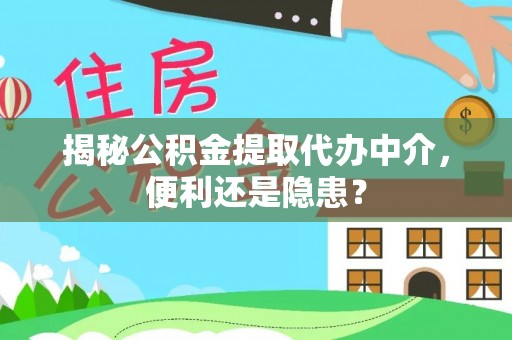 枋山揭秘公积金提取代办中介，便利还是隐患？