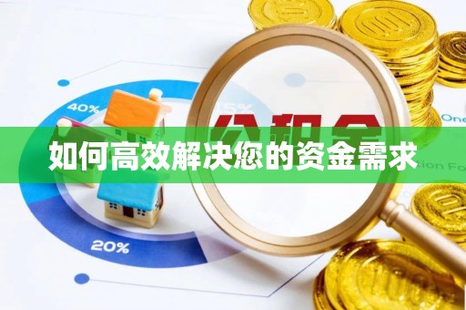 枋山如何高效解决您的资金需求